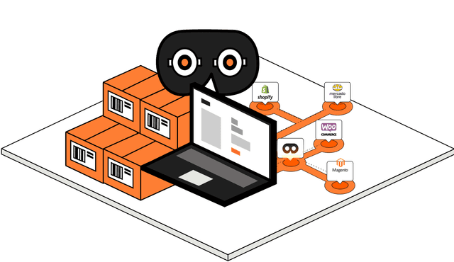 Conectividad entre empresas de logística y paquetería